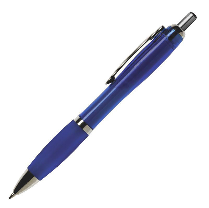 lichtblauwe athos transparant pen